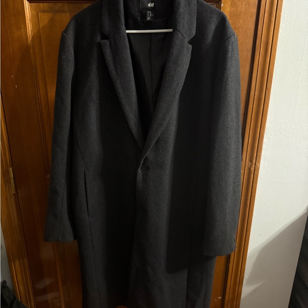 H&M Men's Dark Charoal Coat